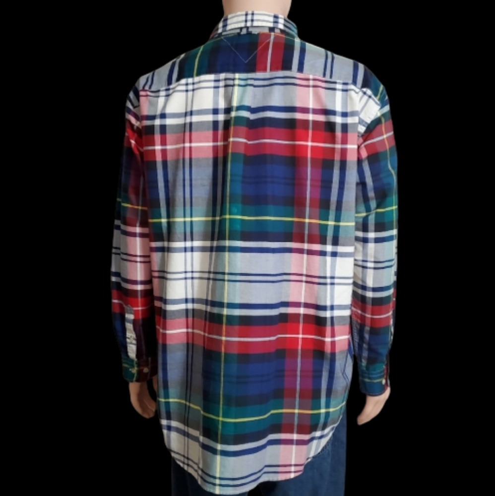 Tommy Jeans Plaid Long Sleeve Shirt - Picture 2 of 5